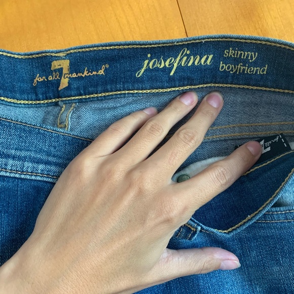 7 for all mankind boyfriend jeans - Picture 4 of 4